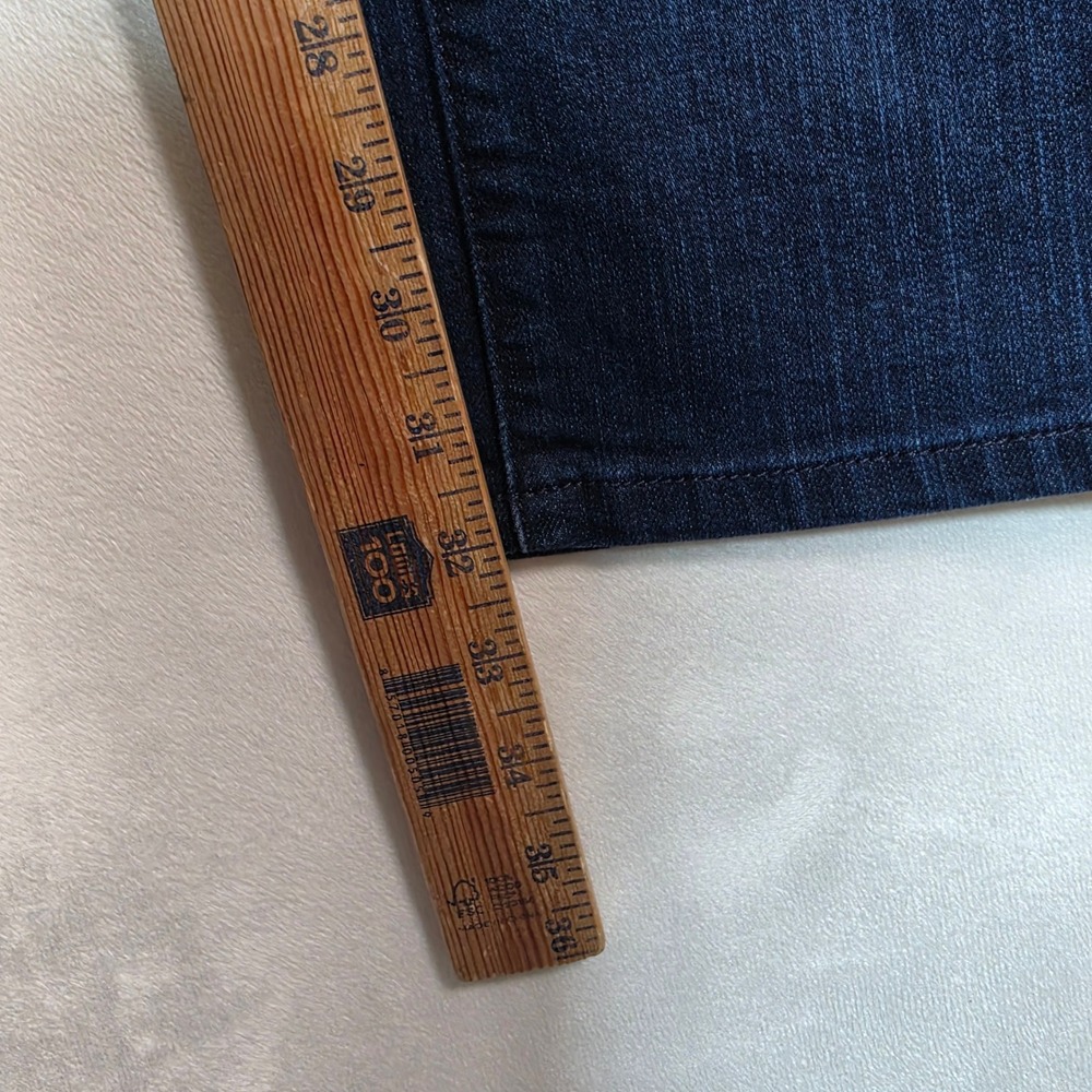 Guess Low Rise Straight Jeans Women's 31 Dark Wash Y2K Stretch Denim - Picture 6 of 16